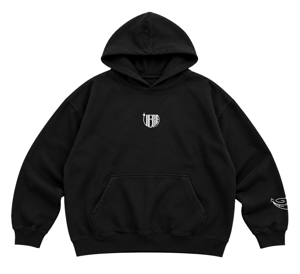 Hoodie Noir "VEGA"