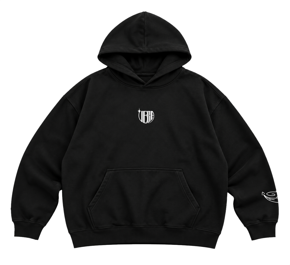 Hoodie Noir "VEGA"